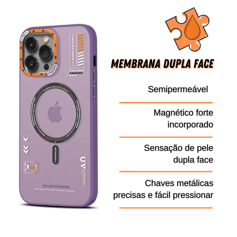Capa Magnética Matte Shopub para iPhone com Carregamento MagSafe