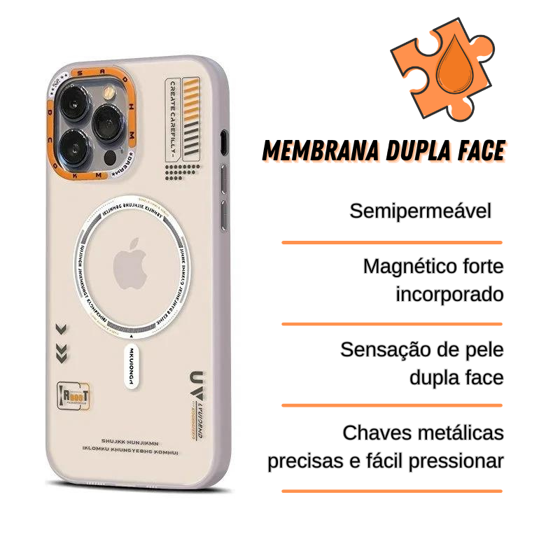 Capa Magnética Matte Shopub para iPhone com Carregamento MagSafe