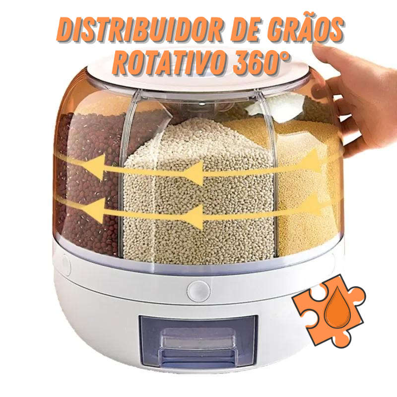 Distribuidor de Grãos Rotativo 360° - Shopub